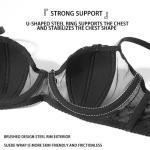 Code 000 Shezaib New Half Cup Floral Light Padded Bra and Panty Set