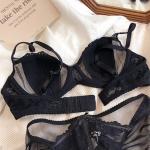 Code 000 Shezaib New Half Cup Floral Light Padded Bra and Panty Set