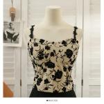 Code 668 Shezaib New Bridal Soft Padded Floral Printed Spaghetti Top/Camisole For Girls