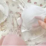 LB Cute Lace Bow Style Too Soft & Comfy Adjustable Straps Back Closure Bridal Padded Bra