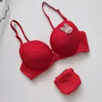 LB New High Quality Sexy Cute Kitty Anime Soft Plush Design Bra & Panty Set
