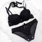 Code E512 Shezaib New High-Quality Front Open 2 In 1 Shoulder Straps Wired Push Up Bra And Panty Set